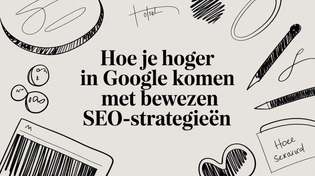 Hoe je hoger in google komen met bewezen SEO-strategieën