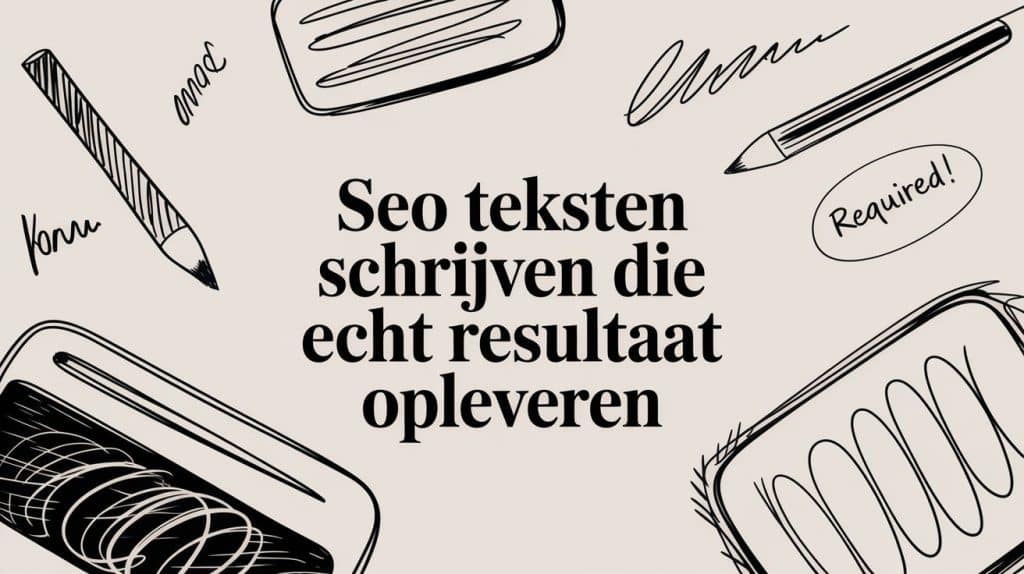 SEO teksten schrijven die echt resultaat opleveren