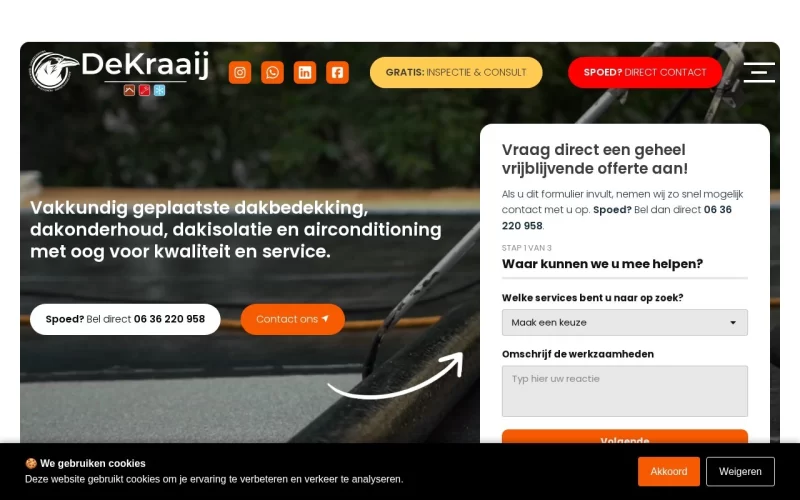 Website De Kraaij