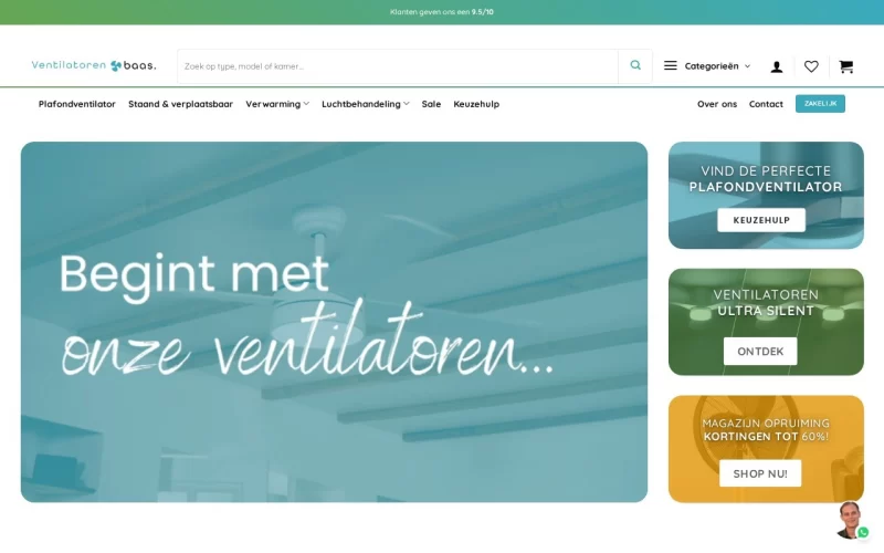 Website De Ventilatorenbaas